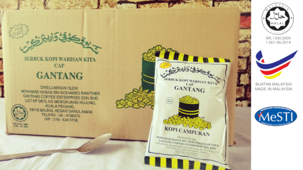 Kopi Cap Gantang 500gram 1 Kotak Halus | Kasar