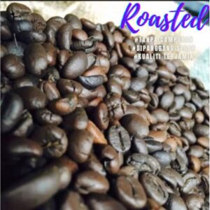 Biji Kopi Roasted 1kg | Biji Kopi Panggang Asli Tanpa Campuran
